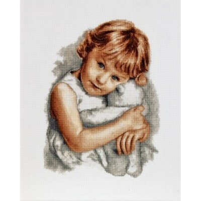 Counted Cross Stitch Kit Favorite bear DIY