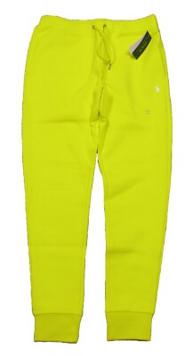 Polo Ralph Lauren Men's Laser Yellow Double Knit Jogger Pants | eBay