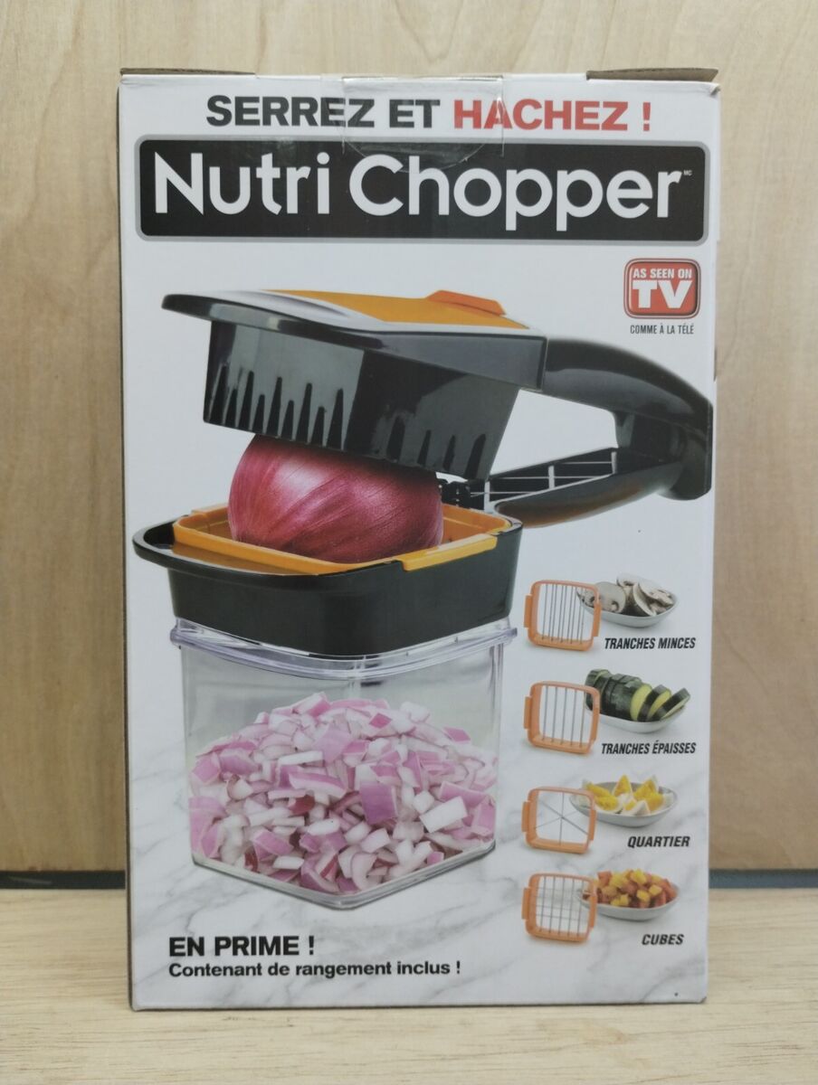 As Seen On TV Nutri Chopper Kitchen Slicer - Brand New SEALED 80313027055
