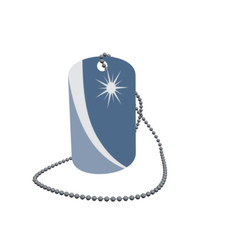 Dog Tag Flag Bunting Crystal City Minnesota Dog Tag Aluminium 30 x 50mm