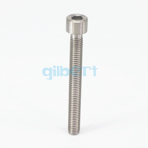 10 pz M8x1,25 10 mm-120 mm GR2 bulloni a vite testa esagonale titanio DIN 912 - Foto 46 di 48