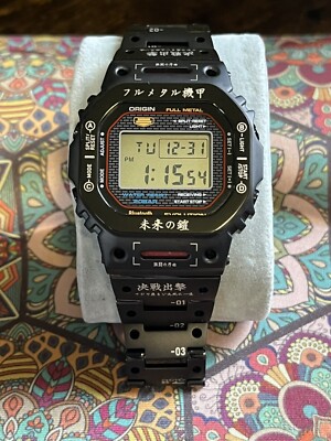 Casio G Shock DW 5600 Full Metal Case Conversion Square Men s Digital Watch 3229