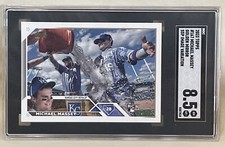 Michael Massey 2023 Topps RC #167 Golden Mirror Image Variation SSP SGC 8.5