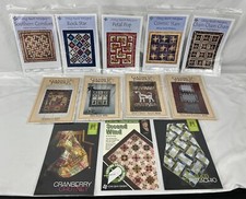NEW LOT 12 QUILT PATTERN KITS Cozy Quilt Designs Country Threads Madison Cottage