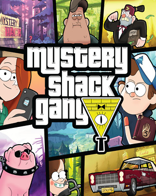 Gravity Falls Mystery shack gang