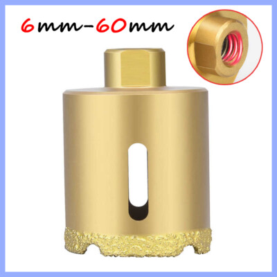 6mm - 60mm Diamond Core Bits Hole Saw Drilling Bit M10 for Tile Ceramic Marble