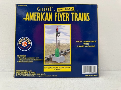 American Flyer by Lionel 6-49835 S Scale Semaphore Block Signal #588 - NIB - Picture 2 of 5