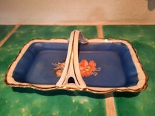 Porzellan-Doppelschale Henkel Victoria Porzellan Böhmen 1920 Altrohlau Meissen