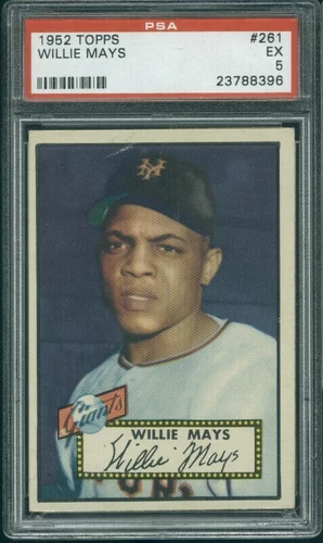 1952 Topps 261 Willie Mays PSA 5 (8396)