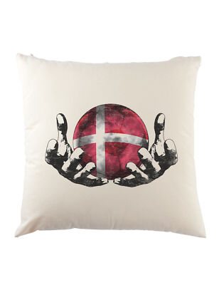 Denmark Football Magic Ball Dekokissen Danish Soccer Flag Championship