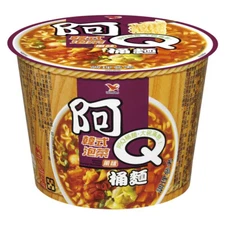 (12 PCS) UNI-PRESIDENT AH-Q KIMCHI FLAVOR Instant Noodles 阿Q桶麵 韓式泡菜風味桶 102g
