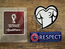 FIFA World Cup Qatar 2022 European Qualifiers jersey patch set