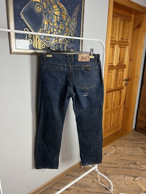 RARE! Dolce&Gabbana VTG Y2k Blue Denim Straight Jeans Pants Size