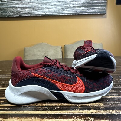 New Sz 8 Nike SuperRep Go 3 Next Nature Flyknit Team Red Bright Crimson Shoes