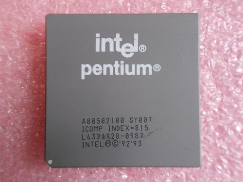 Vintage Pentium Socket 5/7 CPU 1995 Era A80502-100 8KB/66MHz Retro P100 - EXC - Picture 4 of 5