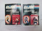 Vintage 1986 GI Joe Collectible Eraser Set Of 2 - In Original Package (#5)