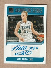 Katie Smith signed 2019 Donruss Signature Series  card #SS-KSM Minnesota Lynx