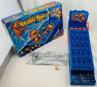 #ad 2005 Piranha Panic Game by Mattel Complete in Great Condition FREE SHIPPING $49.49