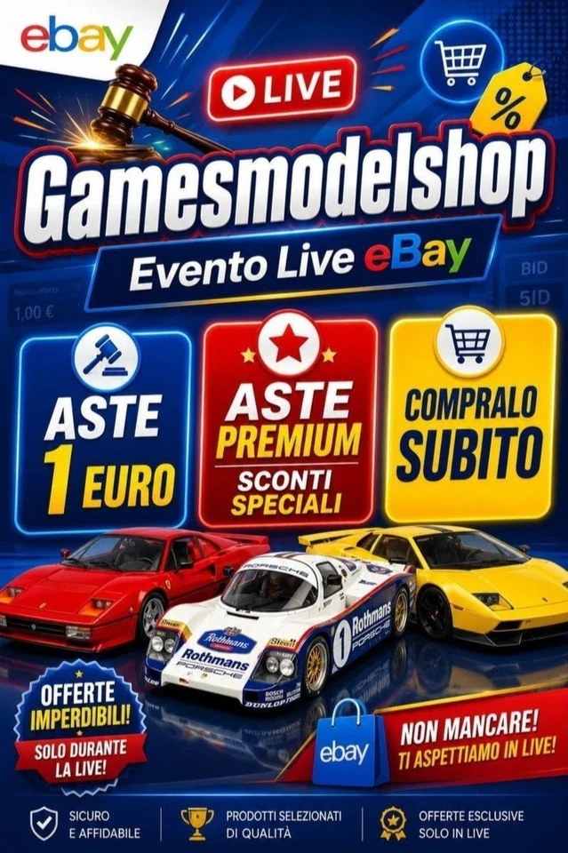 Super Live da Gamesmodelshop Modellismo Auto e Moto Aste e Offerte