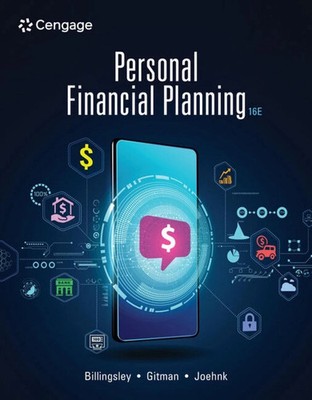 Personal Financial Planning by Lawrence Gitman Paperback-9780357987872