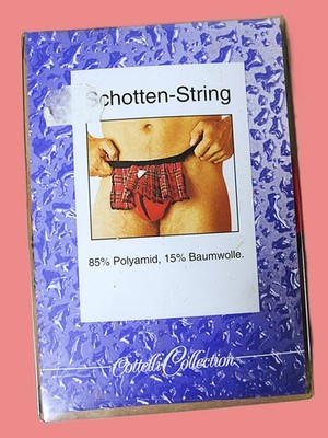 Kleidung SEXY Slip for Men ''Schotten-String'' von Rimba - Größe universal - NEU