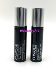 2 x Clinique Chubby Lash Fattening Mascara~01 Jumbo Jet ~ 0.14 oz / 4ml each