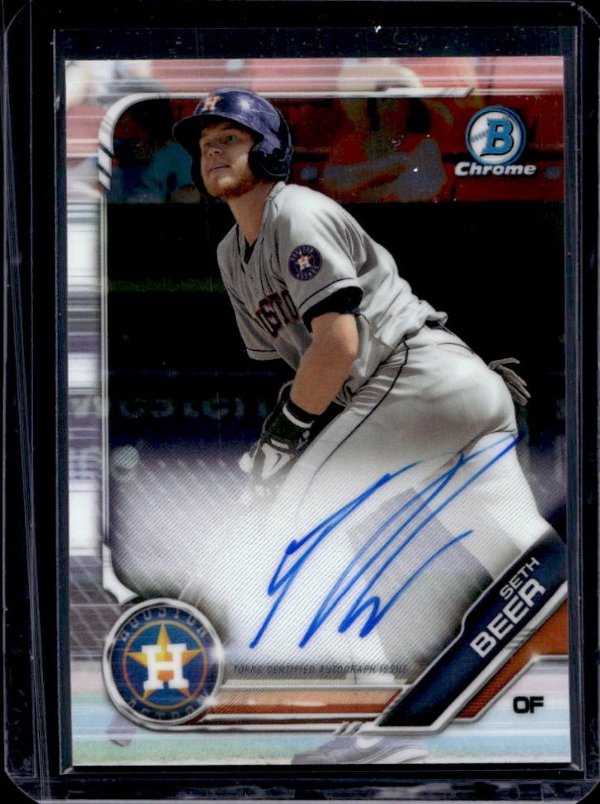 2019 Bowman Chrome Seth Beer Prospects Auto #CPA-SB Astros