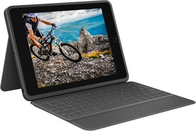 Logitech Rugged Folio Keyboard Case for Apple iPad 7th & 8th Gen