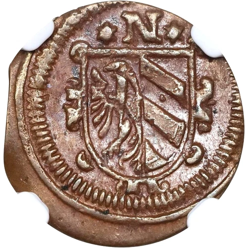 1622 N German States Nurnberg Kreuzer. NGC MS 62, KM-37. Finest @ NGC, Germany
