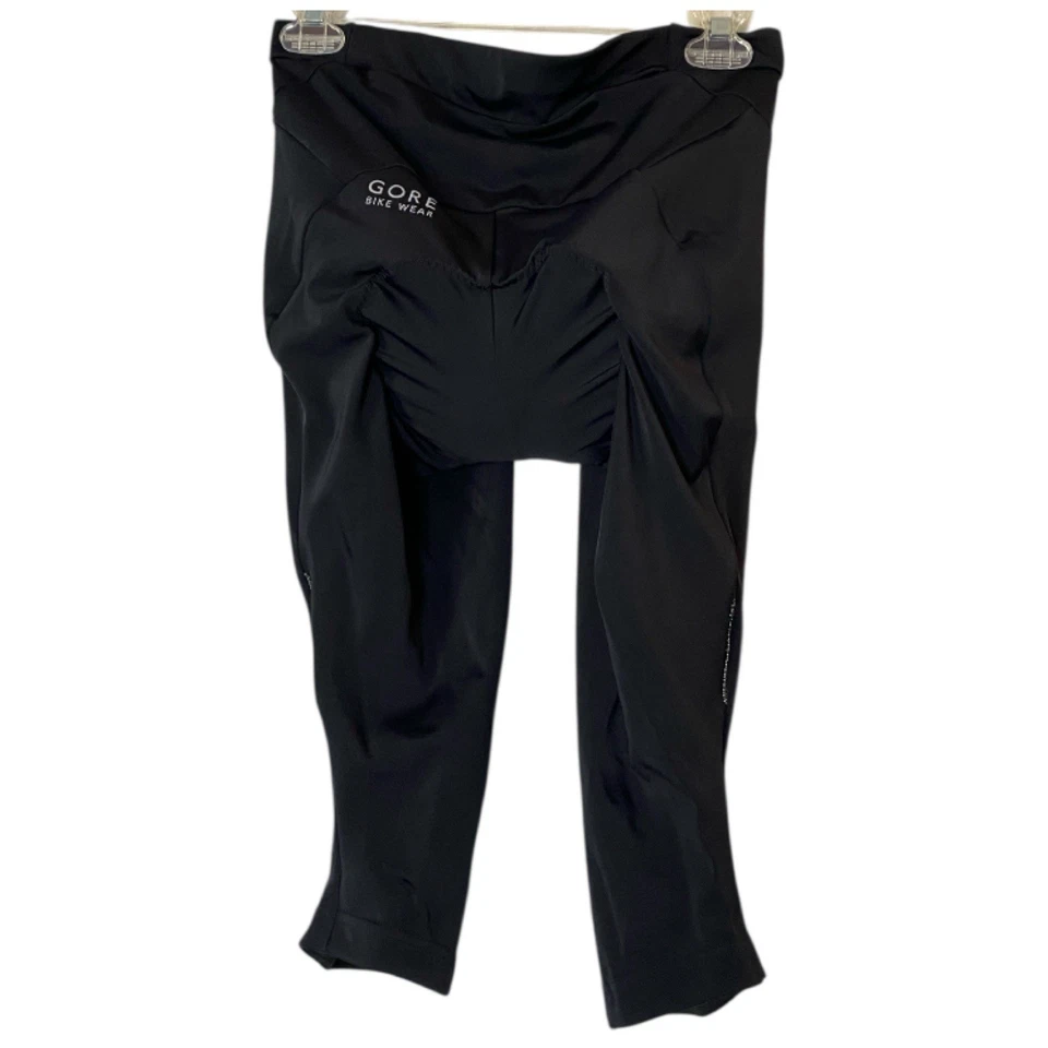 GORE BIKE WEAR Unisex Medium Stretch Inner Pad Compression Black Cycling Thighs - Image 3 of 4
