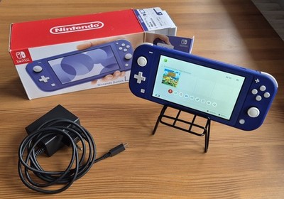 Nintendo Switch Lite OVP blau (Gehäuse, Screen, Touchscreen und Joysticks neu)