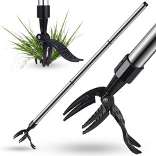 Manual Stand Up Weeder Puller Weed Claw Grass Root Remover Killer Garden Tool UK