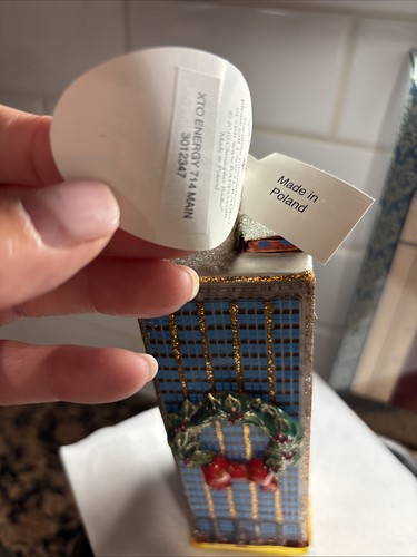 Harper Hotel 714 Main 2010 XTO Energy Christopher Radko Christmas Ornament - Picture 10 of 21