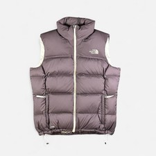 The North Face 700 Fill Goose Down puffer Gilet Womens UK 18 Light Purple Vest