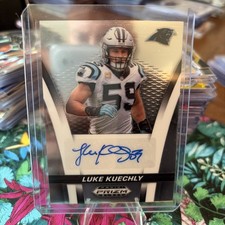 2025 Panini Prizm Black - Flashback Signatures Luke Kuechly #FS-LKY (AU)