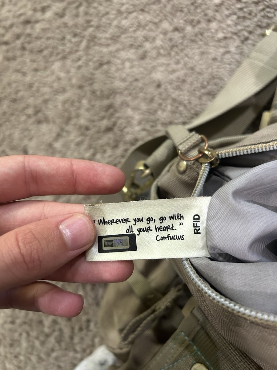 Vintage Y2K George Gina & Lucy GGL 6IX Multipocket Bag Metal Clasp