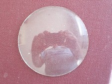 CLOCK DIAL FACE GLASS CURVED ROUND REPLACEMENT CRYSTAL 2 15/32 INCH 63MM PART GG