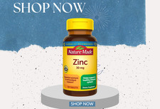Nature Made Zinc 30 mg as Zinc Gluconate Dietary Supplement, 100 Tablets