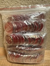 Tandefio 1-100 Numbered Key Tags round ID Aluminum Alloy Metal Number Tags