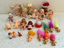 Mini Dolls Baby Dolls - Magic Diaper Babies,TYCO 1990 Little Kiddles,Mattel,ARCO