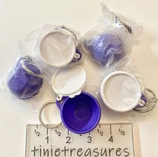 Tupperware keychains mini thatsa Bowl Purple Set 5 Tinietreasures