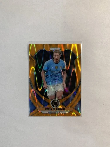 2025 Panini Prizm FIFA Club World Cup Soccer Orange Seismic Kevin De Bruyne #139