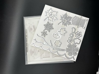 Stampin' Up! Seasonal Layers Thinlits Dies Chair Snowflakes branch leaves