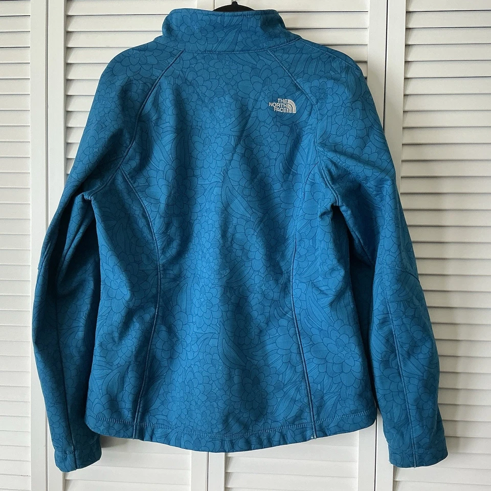 North Face Apex Bionic Women's Sz L Blue Softshell Jacket Fleece Lined Gorpcore - Image 3 of 4
