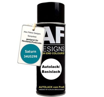 Für Saturn 34U5298 Light Teal Metallic Spraydose Basislack Sprühdose 400ml