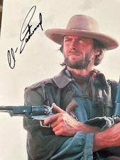 Authentic Clint Eastwood Autographed 8x10 Photo with Certificate of Authenticity