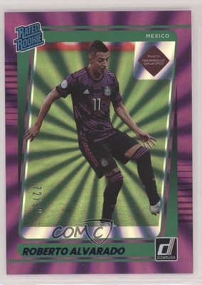 2021-22 Panini Donruss Road to Qatar Rated 72/99 Roberto Alvarado Rookie RC 0ms6