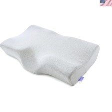 Therapeutic Orthopedic Cervical Pillow - CertiPUR Memory Foam  Organic Cotton