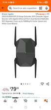 2025 AX3000 WiFi 6 DUAL BAND RANGE EXTENDER SIGNAL BOOSTER WITH GIGABIT PORT NEW
