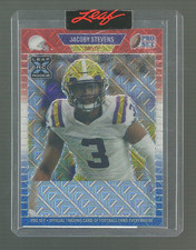 Jacoby Stevens Leaf Pro Set Unsigned Proof Red White Blue